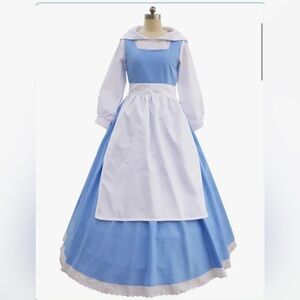 Peasant Belle blue dress costume